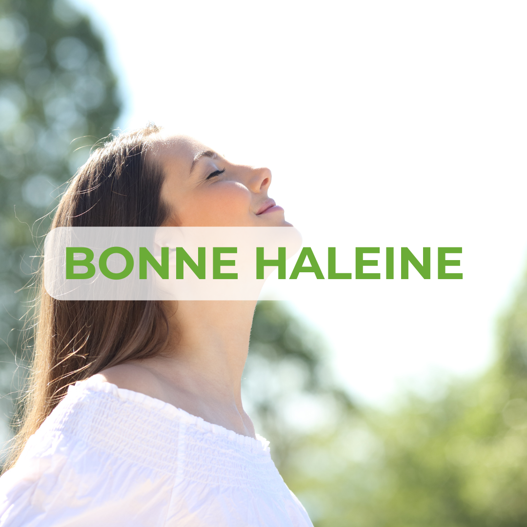 Femme respire